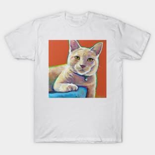 Hutchy the Orange Tabby Cat by Robert Phelps T-Shirt